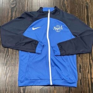 Nike New Heights NYC Full Zip Track Jacket Men’s Medium Blue Polyester NWT